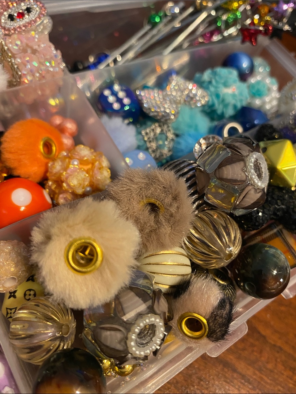 Bead Bundle Keychain Bag charm kit New - Picture 8 of 17